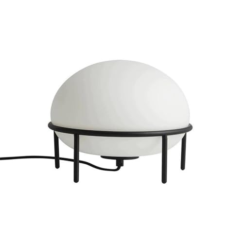 Lampe de table créative en métal et verre dépolis salon moderne