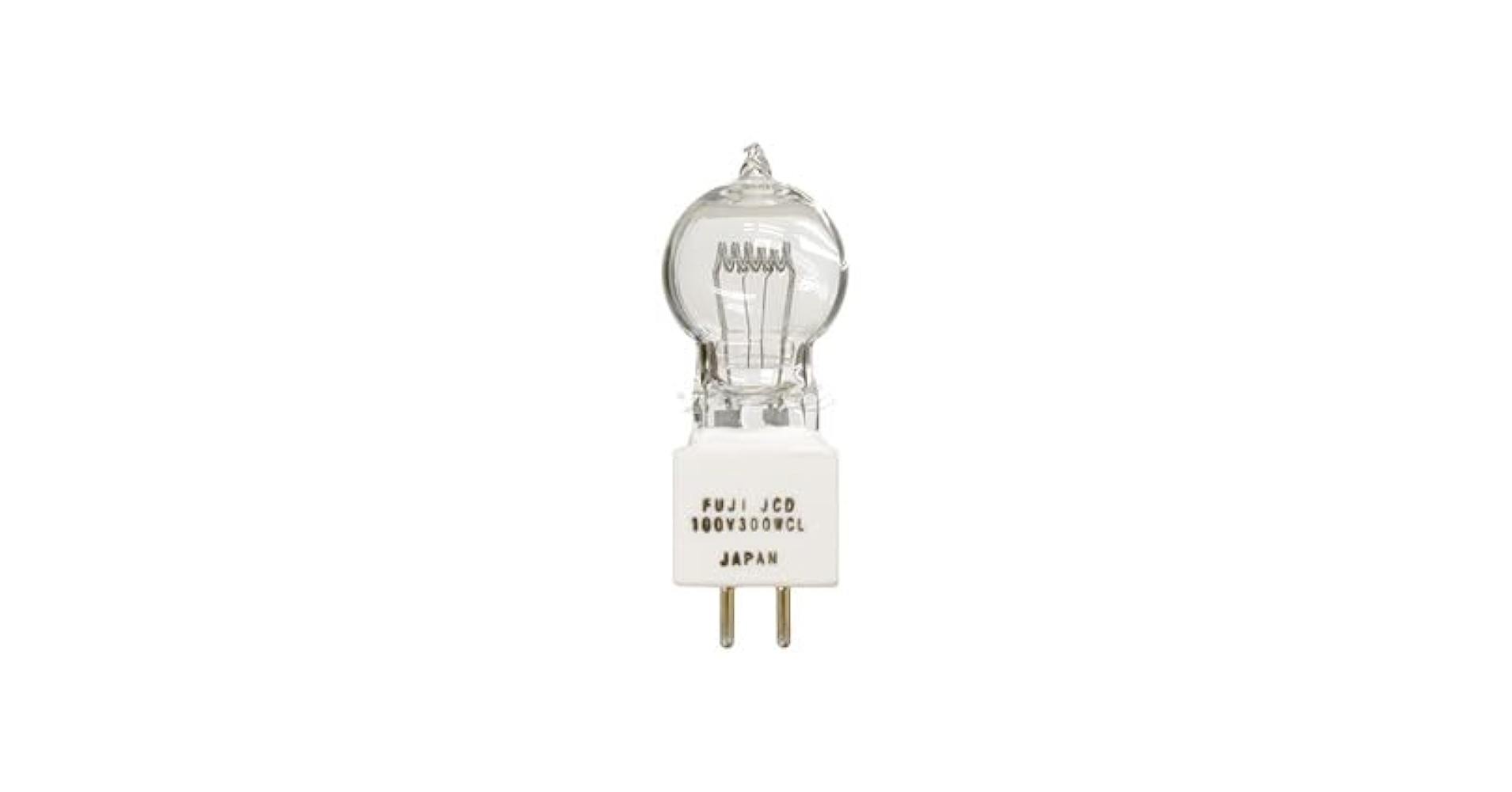 富士電球 JCD100V300WC/C 光学用ダブルコイルタイプ 冨士電球 ハロゲン電球 JCD 光学用ダブルコイルタイプ GX9