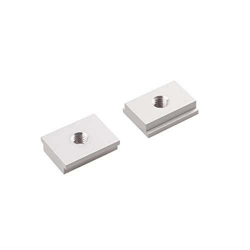 CNCYEAH 10 Stück T-Nut-Muttern, M6 T-Schiene Aluminium Nut Muttern Track Schiebemuttern M6 Gleitmuttern Aluminiumprofil Zubehör für Holzbearbeitungswerkzeug Stecknuss