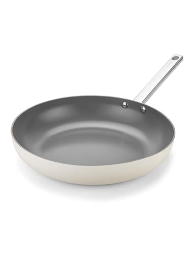 ChefRobot 8 Inch Nonstick Ceramic Frying Pan Healthy Frying Pan Even Heat Distribution Skillet Dishwasher Safe Pan Induction Compatible Ceramic Pan PFOA Free