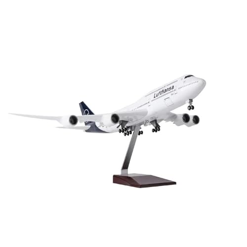 Aviones fundidos a presión B747 Lufthansa réplica estática escala 1/150 sin montaje