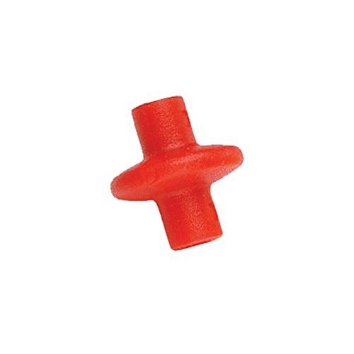 Pine Ridge Archery Slide-On Kisser Button for Compound and Traditional Bows, Red, Pack of 6
