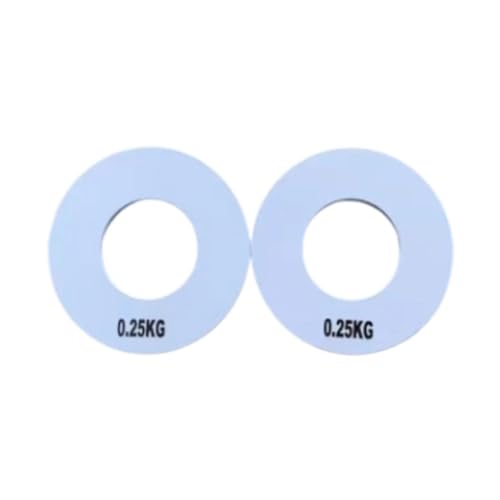 Ysyqkn 2 Discos de Pesas para Fitness, Barras de Pesas, Accesorios de Entrenamiento de Fuerza, Acero Compacto Y, Adecuados para Entrenamiento Deport, 0.25 Kilogramos