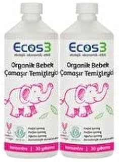 Ecos3 Organik Bebek Çamaşır Temizleyici- 60 Yıkama (2 x 1050 Ml)