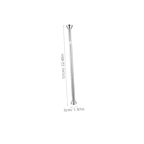Barre ajustable sans perçage tringle extensible en acier inoxydable - 4