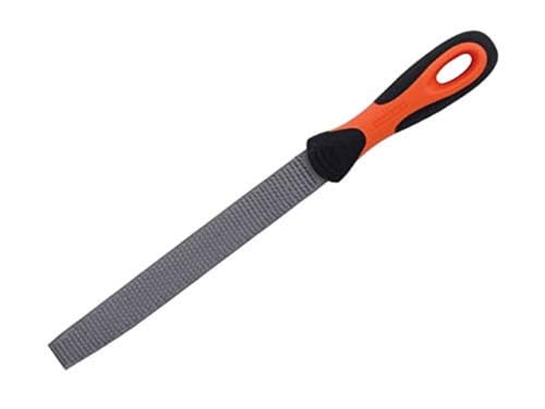 Bahco 6-342-08-2-2 Hieb 2 Half Round Rasp with Handle, Multi-Colour, 200 mm