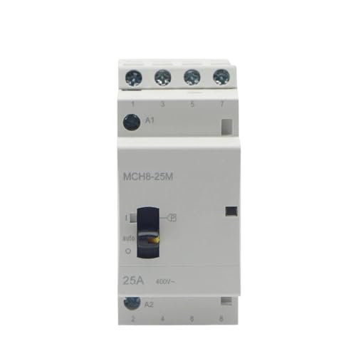 Contacteur AC 230V avec interrupteur manuel pour éviter les pannes de circuit