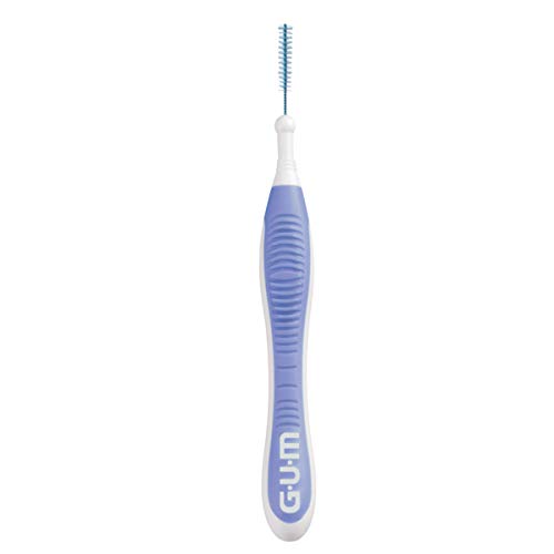 Escova Interdental Portátil Cerda Ultrafina 0.6 mm GUM, Limpeza entre os Dentes, 1 Pacote com 4 unid