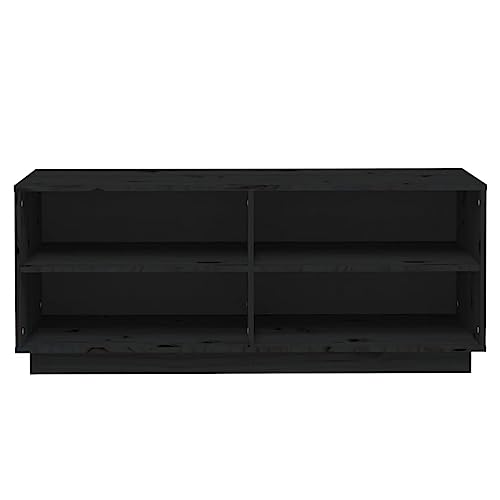Banc de rangement rustique Nizer à 4 compartiments pour entrée et salon - 6