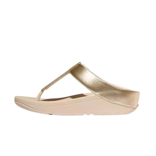Image of FitFlop Women's FINO Glitterdust Metallic Toe Post Flip Flop Sandal