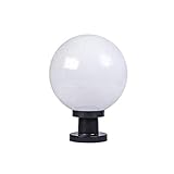 ▲ Lampe colonne extérieure étanche en plastique fin et acrylique - Conforme aux normes européennes CE et américaines UL pour garantir la qualité du produit et assurer la sécurité des utilisateurs.