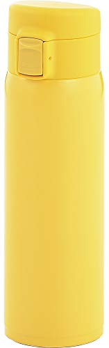 タマハシ マグボトル イエロー 450ml ワンタッチ ステンレスボトル SO-21Y