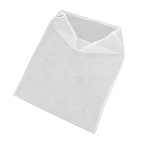 PRETYZOOM Reusable Wine Brewing Filter Bag Drawstring Strainer for Juicing Cooking Multi Purpose Mesh Design for Bulk Wine Making Easy to Clean Burr