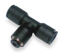 Union Tee,Tube 1/8 x 1/4In,PK10