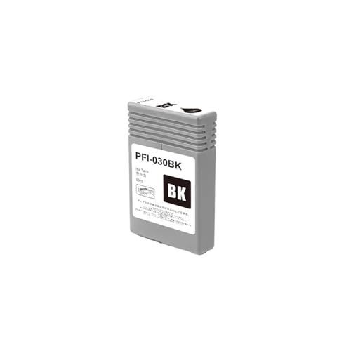 Cartucho de Tinta Compatible PFI-030 PFI030 PFI 030 TA20 30 Completo con Tinta pigmentada, Compatible con Canon, ImagePROGRAF TA-20 TA-30 TM-240 TM-340(1pc-Black)