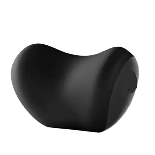 Poduszka pod plecy i plecy do zagłówka samochodowego z pianki memory, podparcie lędźwiowo-szyjne, uniwersalny zagłówek samochodowy, poduszka biurowa poduszka do jazdy(Black Pillow)