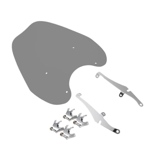 Pare-brise 49 mm de qualité supérieure finition chrome pour Dyna
