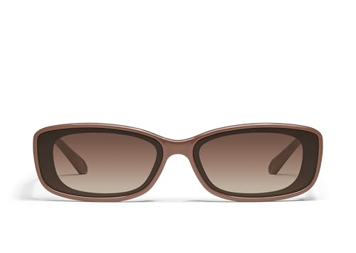 Quay - Womens Sunglasses, Polarized Square Lenses with UV Protection (Vibe Check)