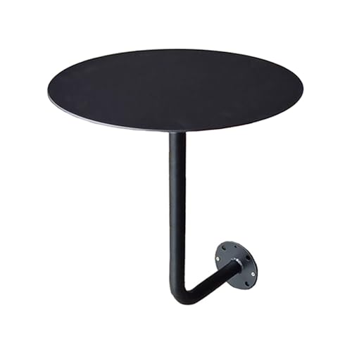 Table basse murale colorée et petite table ronde suspendue
