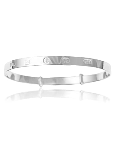 Bracelet jonc extensible en argent 925 pour bébé et femme