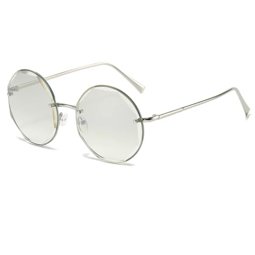 Lunettes de soleil rondes style plage et terrasse mode unisexe