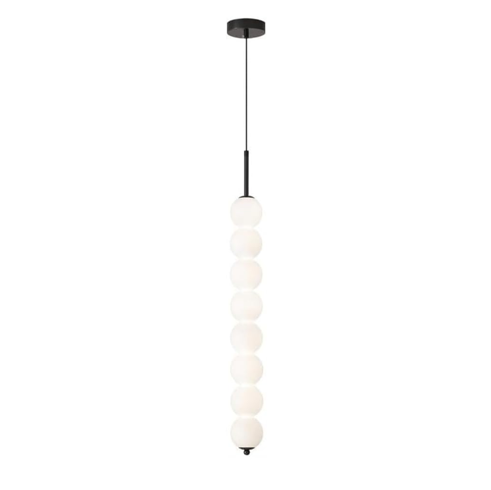 HYJAUSXB Ceiling Light Chandelier French Simple White Glass Lampshade Globe-Shaped 6W Lamp LED for Kitchen Island Bedroom Dining Room Foyer Living Study