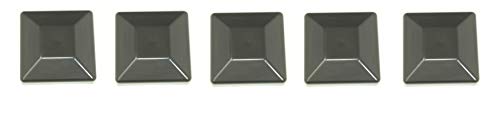 Jsp Manufacturing Plastic New Fence Post Black Caps 4x4 (3 5/8