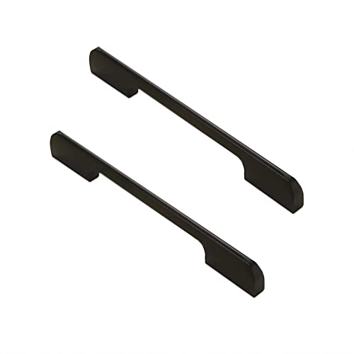 myoseya 取っ手 金具 引き出しつまみ キャビネットハンドル 食器棚プルハンドル ドア 家具の取っ手 黒 2049-288