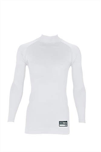 XANAX(ザナックス) 野球 アンダーシャツ ジュニア用 ハイネック 長袖 BUS-593J ホワイト 140 日本製