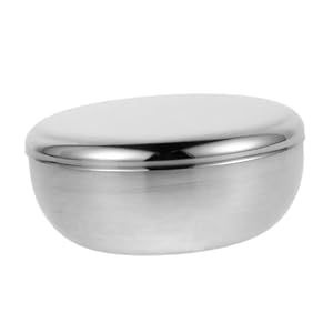 Ciieeo Edelstahl Suppenschüssel mit Deckel