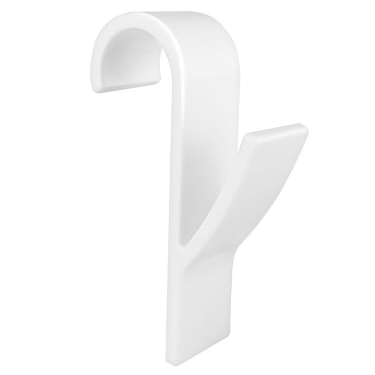 10 Ganci Per Termosifone Trasparenti - Appendini Salvaspazio Per Asciugamani Bagno - Foto 11