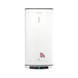 Ariston Velis Pro Wifi (ex.DUO 5 Fleck)- Termo Eléctrico 100L Litros Bajo Consumo Multiposición Calentador de Agua 127,2x27,5x51,1 para Instalación España Eficiencia B Rango(A+/F) Compatible con Alexa