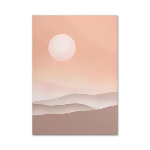 Dunes et déserts en affiches murales abstraites pour créer un salon cocooning chic