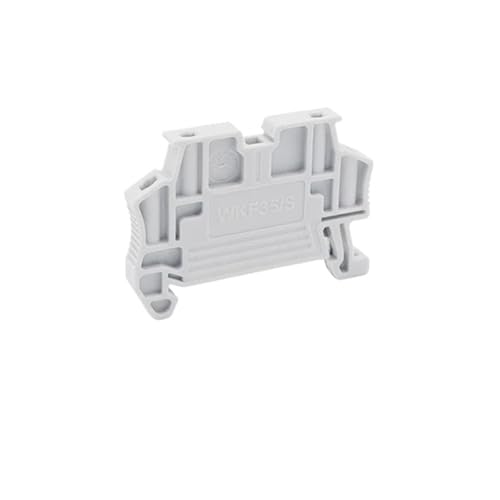Bloques de terminales WKF 35 con abrazadera de extremo directa para riel DIN NS 35 mm, 100 uds