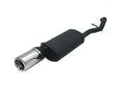 Silenciador compatible con Ford Escort Hatchback 1.6i 16V 66kW 90HP 1995 1996 1997 1998 1999 2000 2001