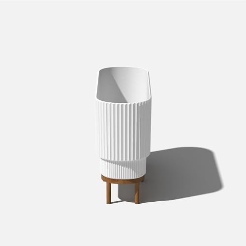 Image of Veradek Demi Series Raised Long Planter - Wide Planter with Stand