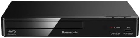Panasonic DMP-BD84AGK Blu-ray Player, Schwarz | Full HD Blu-ray, USB Media Player, Blu-ray/DVD/CD Wiedergabe, HDMI Anschluss, Kompaktes Design