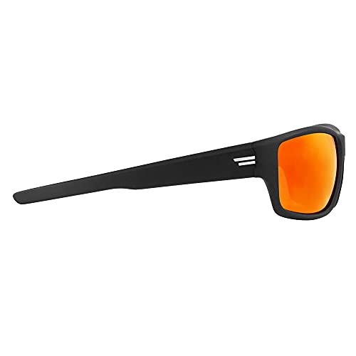 Image of TOROE Eyewear FIELD Wrap Around Sport Sunglasses With Polycarbonate Polarized Lenses, Lightweight TR90 Frame