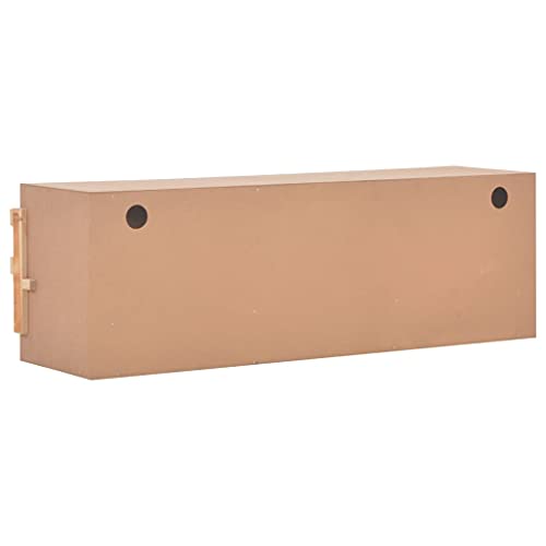 Ksodgun Legenest Hühnernest 5 Fächer Abrolllegenest Legenester Abrollnest für Geflügel 117 x 33 x 38 cm Massivholz… – Bild 6