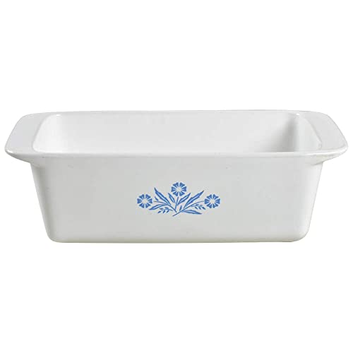 Corning Ware Cornflower Blue Bread Pan, Meatloaf Pan, P-315-B