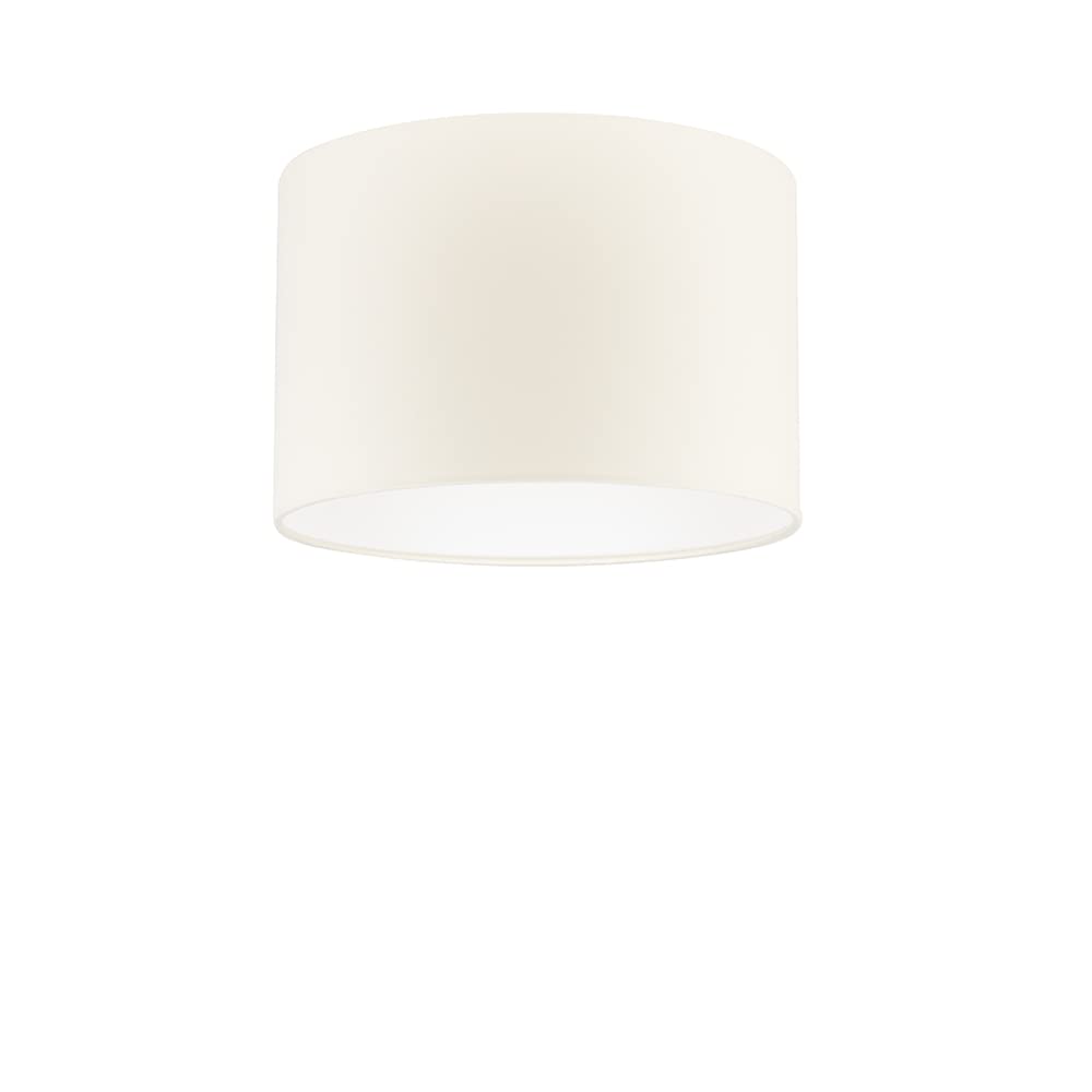 Uniqq Lampenschirm Stoff creme Ø 40 cm - 40 cm hoch, (UL141)