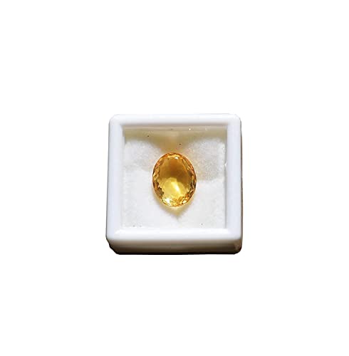 Citrine saphir jaune Sunela Ratti 4,25 testée pour bague homme