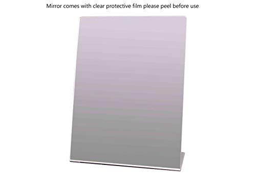 Espejo acrílico inclinado 8.5 x 11 para mesa o mostrador miniatura 3