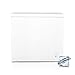 Chest Freezer 5 CU. FT, Deep Freezer, Top Open Door with Adjustable Thermostat Control&Removable Wire Basket, White