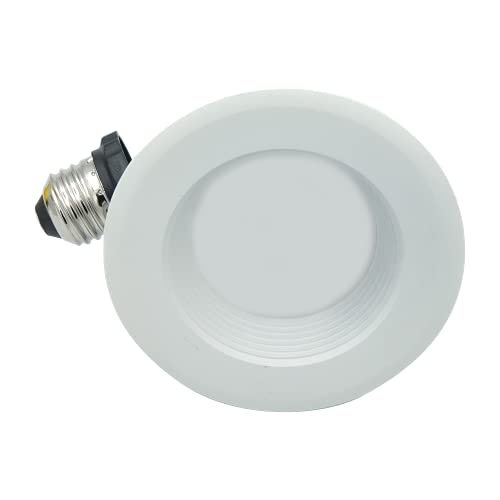 Ah Lighting 3 Inch Dimmable Led Recessed Retrofit Baffle Trim Kit, 9W, 4000K, 680 Lumens, Es Qualified, Ul Listed #TOP3