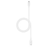 ZAGG mophie Essentials Lightning to USB-C Cavo per Ricarica Rapida e Trasferimento Dati, PVC, Duraturo, Robusto, 60W, 3m, Bianco