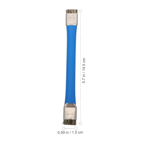 Image of UKCOCO Double Head CPU Cleaning Brush Anti Static Motherboard Circuit Ic Cleaning Brush for Phone PCB and Electronics Maintenance ESD Safe 5.31 in Compact Tool