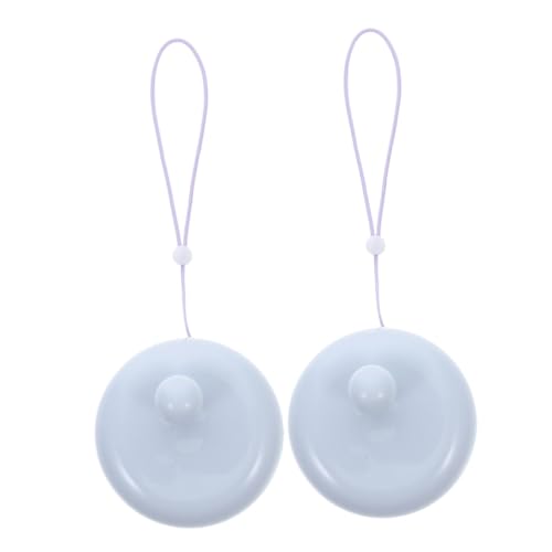 Mikinona Hair Massage Brush 2pcs Silicone Scalp Brush Detachable Cover Hanging Strap for Gentle Scalp Cleaning