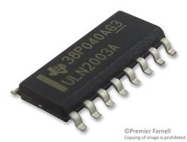 TEXAS INSTRUMENTS ULN2003ADR DARLINGTON TRANSISTOR ARRAY, NPN, 7, 50V, SOIC (1 piece)