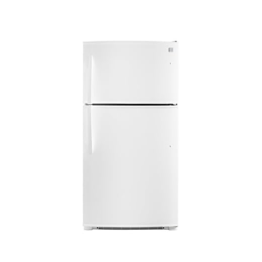 Kenmore Top-Freezer Refrigerator with Ice Maker and 21 Cubic Ft. Total Capacity, White